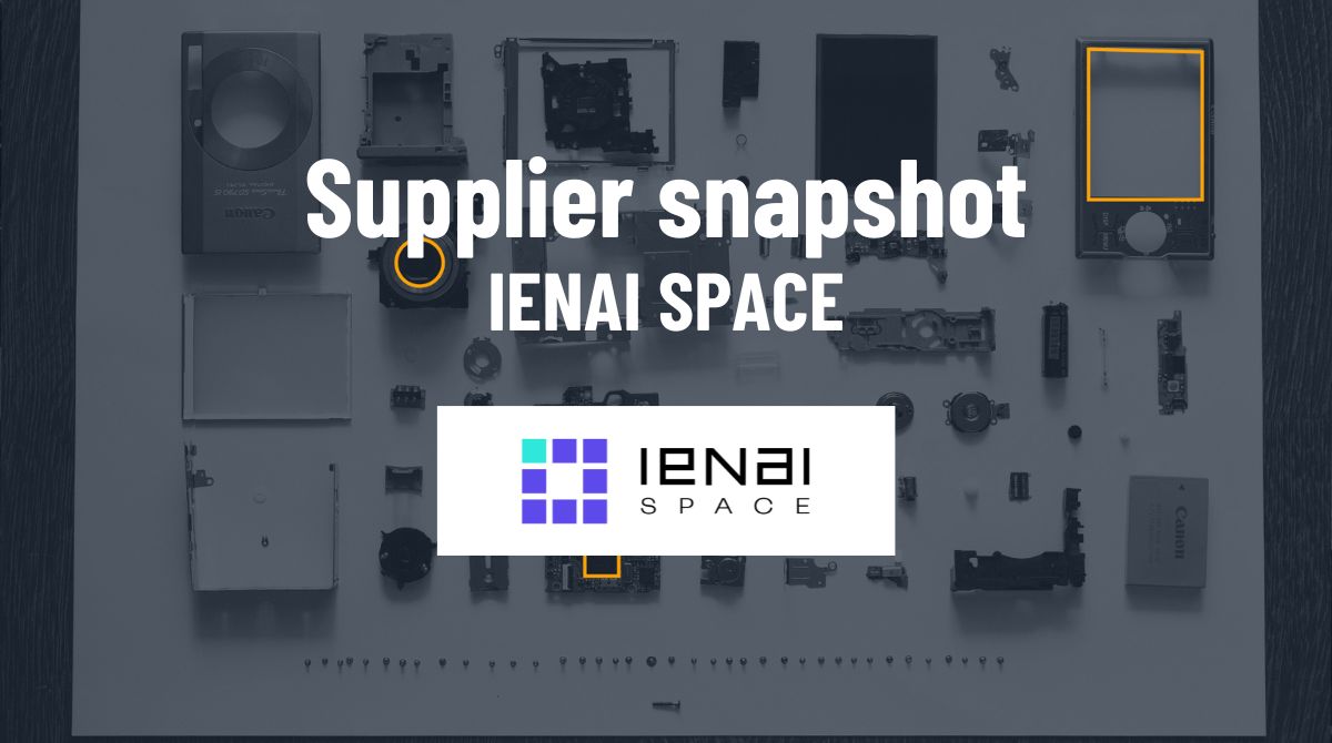Cover image for Supplier snapshot: IENAI SPACE in 2024