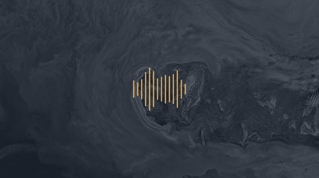whats next for newspace in 2025? image shows an earth observation picture with a graphic representative satellite communications overlaid