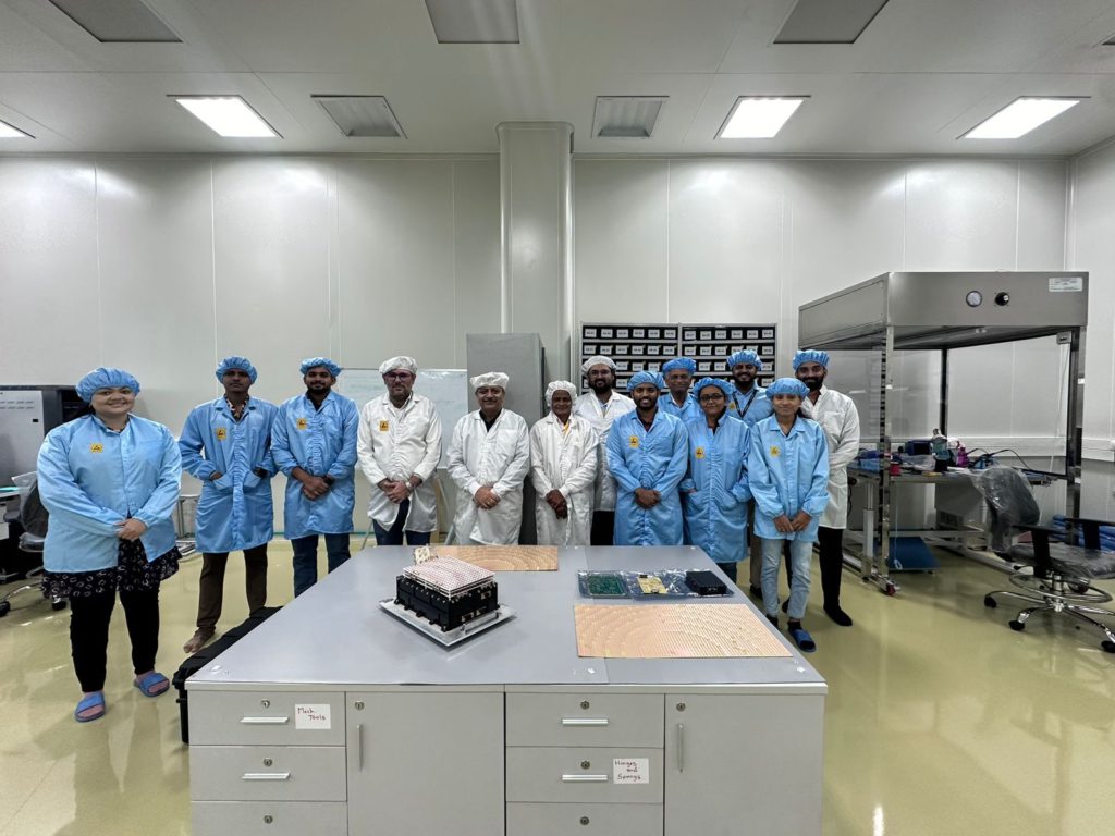 Image of the Varuna satellite mission team by PierSight, using satsearch for sourcing and procurement