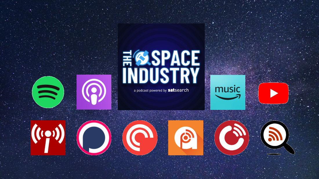 Cover image for The Space Industry podcast – by satsearch